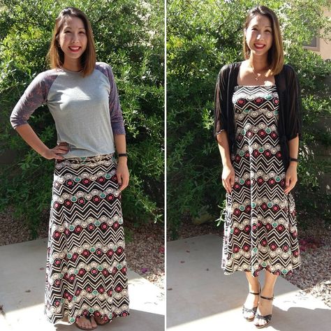 LuLaRoe Maxi Skirt two ways! Randy tee. Lindsay Kimono. Maxi skirt as a dress. (@lularoe.annie.chiang) on Instagram Skirt As A Dress, Bohemian Skirts, Outfit Combos, Wardrobe Capsule, Everyday Clothes, Lularoe Maxi Skirt, Cute Modest Outfits, Lula Roe, Lularoe Outfits