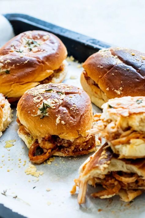 The Best BBQ Chicken Sliders On Hawaiian Rolls | Made In 20 Minutes Chicken On Hawaiian Rolls, Shredded Bbq Chicken Sliders Hawaiian Rolls, Bbq Sliders Recipes Hawaiian Rolls, Bbq Chicken Sliders Hawaiian Rolls, Chicken Sliders Recipes Hawaiian Rolls, Hawaiian Roll Sliders Chicken, Sliders Recipes Hawaiian Rolls Easy, Shredded Chicken Sliders, Chicken Sliders Recipes