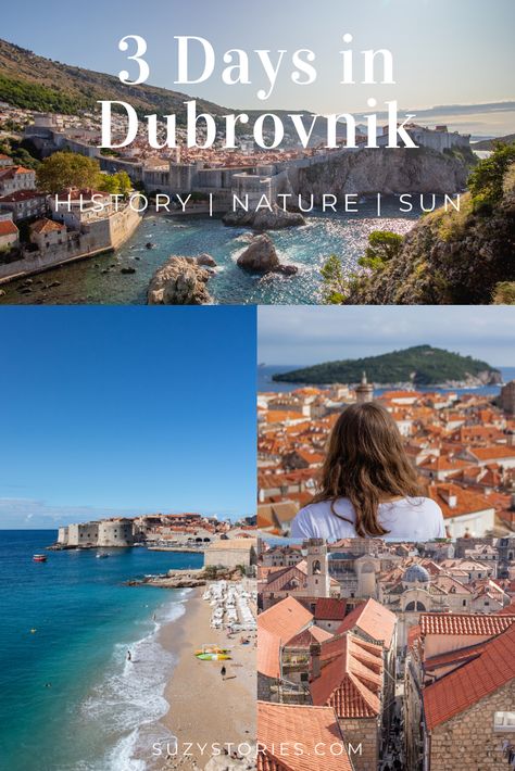 No trip to Croatia is complete without visiting the famous sights of Dubrovnik. Although known for being a pricey destination, here's how you can spend 3 days in Dubrovnik without breaking the bank or sacrificing your experience. #dubrovnik #croatia #travel Where To Stay In Dubrovnik Croatia, Best Restaurants In Dubrovnik, Dubrovnik To Split Road Trip, Day Trips From Dubrovnik, Dubrovnik Old Town, Dubrovnik Croatia, Croatia Travel, London Life, Dubrovnik