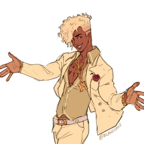 Ballerina Oc Art, Colombian Character Design, Circus Oc Male, Oc Portrait Art, Poc Dnd Character, Older Man Oc Art, Diverse Ocs, Pretty Male Oc Art, Queer Character Design