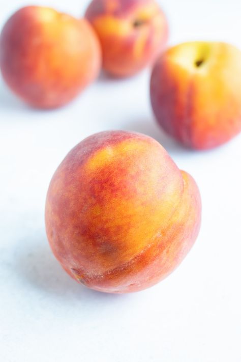 How to Ripen Peaches | Best Way, 4 Steps, Peach Recipes How To Ripen Peaches, Peach Banana Smoothie, Gluten Free Peach Cobbler, Quick Pickled Radishes, Peach Pork Chops, Toast Toppers, Instant Pot Pork Chops, Peach Recipes, Peach Salsa