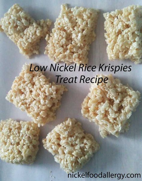 Rice Krispies Treats Recipe, Rice Krispies Treat, Rice Krispies Treats, Krispies Treats, Allergy Free Recipes, Cooking With Olive Oil, Food Allergy, Rice Crispy Treats, Crispy Treats