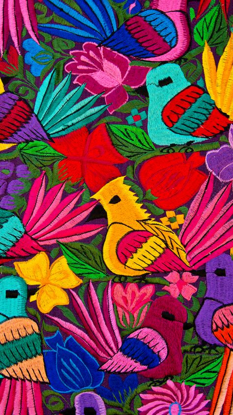 Mexican Textiles Pattern, Mexican Huipil, Mexican Textiles, Colorful Textiles, Textile Pattern, Pattern Background, Textile Patterns, Background Patterns, Arts And Crafts