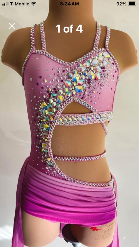 Space Dance Costume, Gold Dance Costumes, Rhinestone Ideas, Twirling Costumes, Dance Competition Costumes, Rhinestone Costumes, Lyrical Costumes, Solo Costume, Jazz Costumes