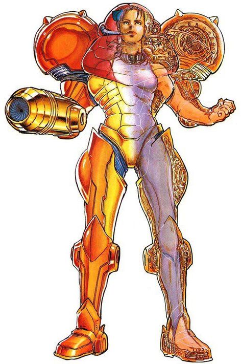 Old photo of Samus Aran Metroid Samus, Super Metroid, Future Soldier, Samus Aran, Arte Cyberpunk, Power Armor, Science Fiction Art, Weird Creatures, Metroid