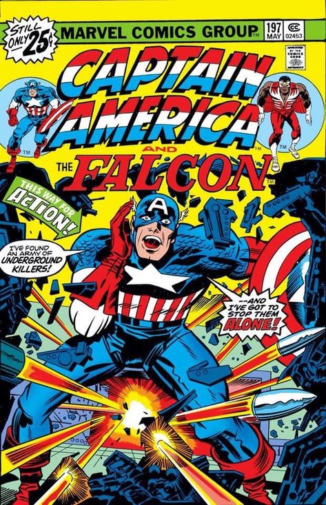 Captain America 1, Sal Buscema, Jack Kirby Art, Captain America Comic, Nick Fury, Jack Kirby, Horror Comics, Comic Covers, Kirby