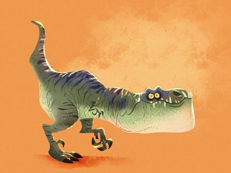 Ahmed Guerrouache on Instagram: "Rooooar #characterdesign #drawing #dinosaur #trex #jurrasic #prehistoric #beast" Trex Character Design, Trex Dinosaur Illustration, T Rex Character Design, Draw Dinosaur, T Rex Cartoon, Alligators Art, Trex Dinosaur, Dinosaur Cartoon, Dinosaur Illustration