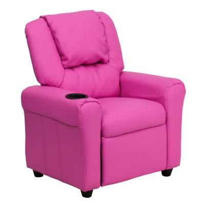 Shop our Furniture Department to customize your Contemporary Kids Vinyl Recliner Collection in Hot Pink today at The Home Depot. Contemporary Recliners, Kids Recliners, Kids Recliner Chair, Vinyl Chairs, Chair Lounge, Pink Vinyl, Lounge Seating, Pink Kids, Design Living Room