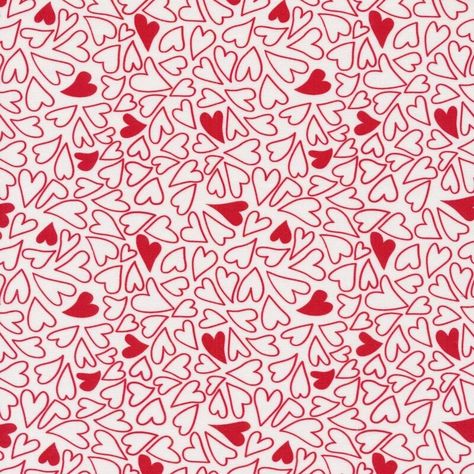 "44/45\" cotton fabric by Moda, sold by the 1/2 yard" Beautiful Hearts, Sugar Love, Valentines Inspiration, Valentines Patterns, Valentine Print, Shabby Fabrics, Holiday Essentials, Holiday Prints, Heart Wallpaper