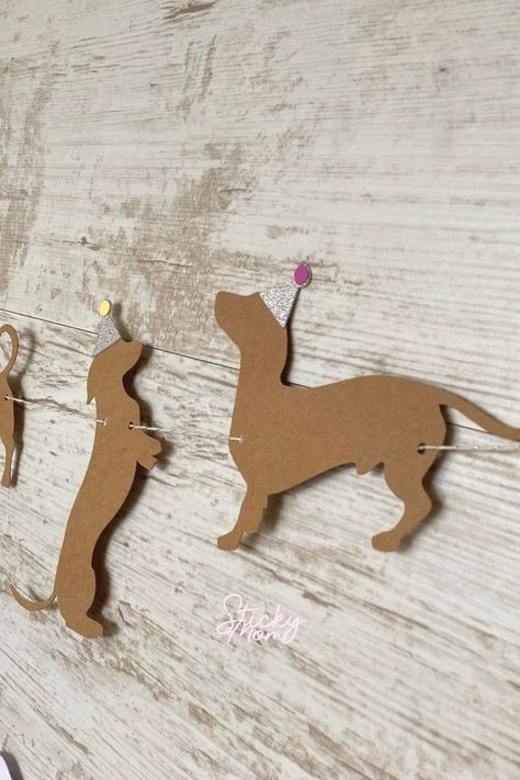 Dachshund Party, Party Birthday Cake, Dog Birthday, Birthday Cake Toppers, Party Birthday, Party Decor, Dachshund, Cake Topper, Cake Toppers