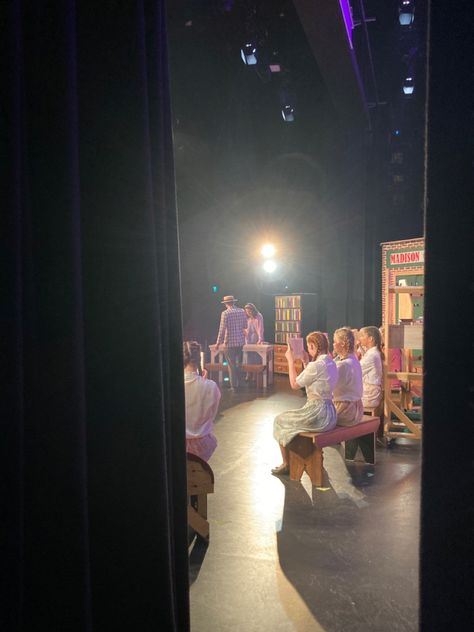 backstage library scene sbc stu the music man 2021 Theater Behind The Scenes, Theatre Behind The Scenes, Theatre Backstage Aesthetic, Musical Theatre Aesthetic Backstage, Backstage Crew Aesthetic, Musical Theatre Backstage, Theater Backstage, Theatre Production, Theatre Backstage