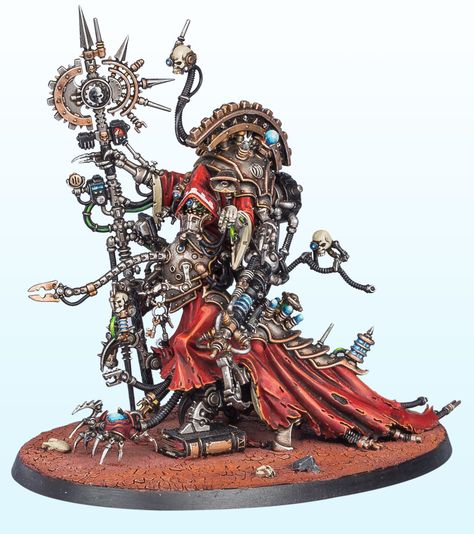 Belisarius Cawl by Jack Pitman-Wallace Admech 40k, Belisarius Cawl, Golden Demon, Miniatures Painting, Adeptus Mechanicus, Warhammer 40k Figures, Fantasy Figurine, Warhammer Paint, Imperial Knight