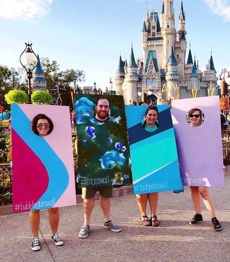 COSTUMES! Disney walls. lol. Halloween Costumes Disney, Disney Couple Costumes, Disney World Halloween, Cruise Essentials, Couples Diy, Disney Halloween Costumes, Disney Wall, Disney Couples, Smart Living