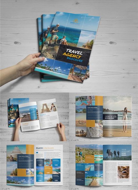 Travel Catalogue Design, Travel Presentation, Twitter Content, Travel Brochure Design, Website Responsive, Vacation Winter, Newsletter Website, Brochure Design Creative, Designer Lifestyle