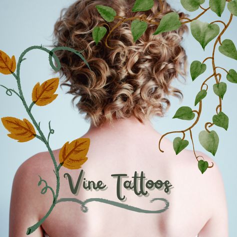 Learn about vine tattoo designs, meanings, and ideas, and see lots of photos for inspiration. Thorny Vine Tattoo, Vine Tattoo On Arm, Grape Vine Tattoo, Tattoo Vines, Flower Vine Tattoo, Vines Tattoo, Flower Vine Tattoos, Ivy Tattoo, Vine Drawing