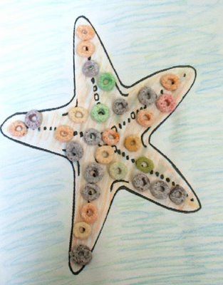 Preschool Storytime Crafts: Starfish Ocean Animals Preschool, Sea Creatures Crafts, Library Storytime, Pre K Lesson Plans, Starfish Craft, Ocean Theme Preschool, Animal Habitat, Storytime Crafts, Sea Activities