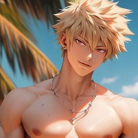 katsuki Bakugo/BNHA on Instagram: "What’s the temperature where you are? 🌴☀️ __________________________ This is AI generated ___________________________ #bakugou #mha #bnha #myheroacademia #bokunoheroacademia #todoroki #shototodoroki #katsukibakugou #bakugoukatsuki #deku #izukumidoriya #midorya #kacchan #animeguy #kirishima #kacchan #hotanimeguy #bakugo #allmight #animeart #anime #allmight #bnhaspoilers #bkdk #bakudeku #bakugoukatsukiedit" Bakugou Cosplay, Realistic Cartoons, Fantasy Art Dolls, Katsuki Bakugo, Boyfriend Style, Anime Best Friends, Hero Academia Characters, Boy Art, Male Art