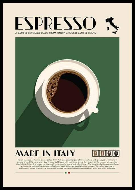 Desain Ux, فنسنت فان جوخ, Cafe Posters, Italy Poster, Vintage Poster Design, 카드 디자인, Italy Vintage, Coffee Poster, Vintage Poster Art