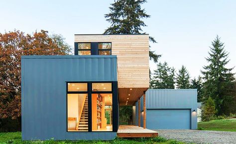 Method Homes unveils their affordable modular Elemental Series | Inhabitat - Sustainable Design Innovation, Eco Architecture, Green Building Affordable Prefab Homes, Modular Home Designs, Modern Modular Homes, Modern Prefab Homes, Method Homes, Eco Architecture, Small House Plan, Casa Container, Architecture Design Concept