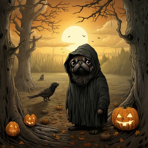 halloween pug comics Halloween Pug, Pug, Adoption, Comics, Halloween, Dogs