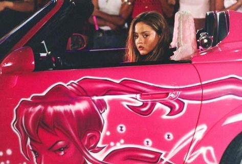 Pink Car, Fast And Furious, A Woman, Tokyo, Pink