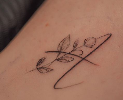 Seoul Tattoo, F Tattoo, Love Yourself Tattoo, Infinity Tattoos, Initial Tattoo, Small Hand Tattoos, E Tattoo, Tattoos For Daughters, Tattoo Work