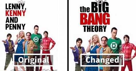 20 Side-By-Side Images That Show How These Popular TV Shows And Movies Were Named At First | Bored Panda Movies Images, Popular Tv Shows, Double Meaning, Waverly Place, Saved By The Bell, Shows And Movies, That 70s Show, Monty Python, Single Words