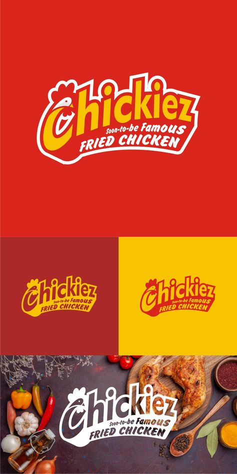 Lechon Logo Design, Restaurant Logos Inspiration, Fried Chicken Logo Design Idea, Chicken Design Ideas, Fried Chicken Branding Design, Chicken Logo Design Ideas, Food Logo Design Identity Branding, Fried Chicken Logo Design, Fried Chicken Restaurant Design