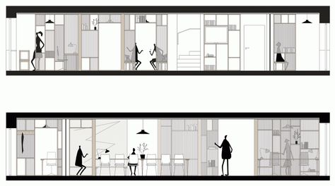 Law Office Decor, Sound Production, 포트폴리오 레이아웃, Interior Design Drawings, Interior Design Presentation, Interior Design Sketches, Architecture Concept Drawings, Architectural Section, Interior Sketch