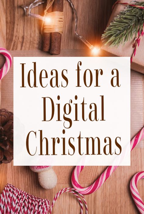 ideas for a digital Christmas Christmas Ideas To Make, Digital Gift Ideas, Thrifty Christmas, Ideas For Fun, Frugal Christmas, Christmas Creative, Digital Christmas Cards, Christmas Festivities, Catch Feelings