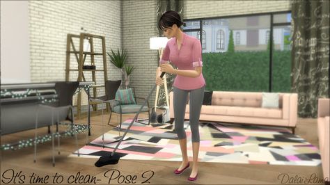 Sims 4 CC's - The Best: Cleaning Set and Poses by Semi®amide and DalaiLama... The Sims 4 Cleaning Cc, Single Poses, 4 Poses, Sims 4 Houses, Sims 4 Cc Finds, Cc Finds, Clean Girl, Hello There, Sims Cc