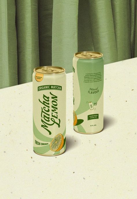 matcha drink, organic drink, natural beverage, matcha beverage, vintage style, vintage design, retro design, typography, lettering, font style, graphic designer, logo designer, design project, branding, branding project, fresh drink, packaging design, packaging, label design, label, product design, vintage packaging, vintage label Vintage Packaging Design, Drink Packaging Design, Organic Food Logo, Retro Packaging, Green Drink, Drink Packaging, Drinks Packaging Design, Juice Packaging, Lemon Drink