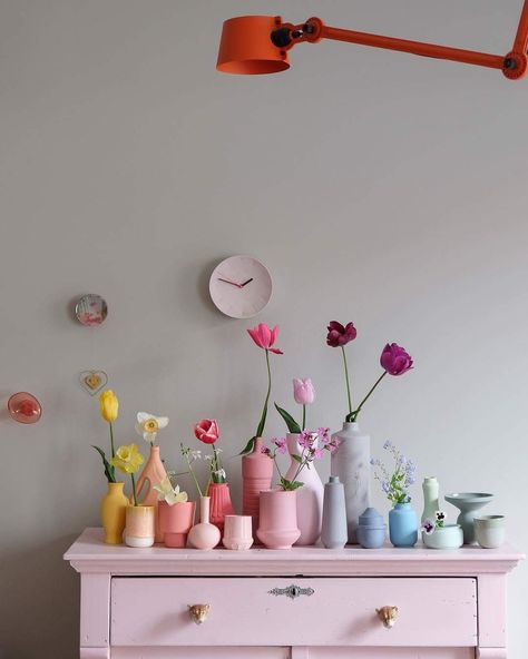 Wall Orange, Rainbow Fan, Deco Pastel, Dekorasi Kamar Tidur, Pastel Room, Aesthetic Room Decor, Ikebana, Aesthetic Room, New Room