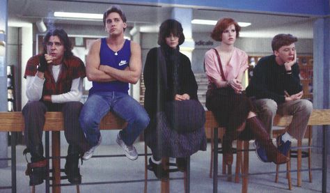 The Breakfast Club Laptop Wallpaper, The Breakfast Club Matching Pfps, 80s Laptop Wallpaper, The Breakfast Club Aesthetic, Breakfest Club, Breakfast Club Movie, Classic 80s Movies, Phone Widgets, Movie Journal