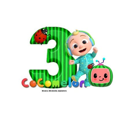 cocomelon no.3 Cocomelon 3rd Birthday, 1st Birthday Signs, Birthday Signs, Birthday Cake Topper Printable, Happy Birthday Candles, Wheels On The Bus, 3rd Birthday, Baby Wearing, Birthday Candles