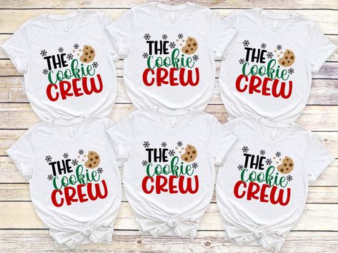 Cookie Shirt, Family Baking, Matching Family Shirts, Matching Christmas Shirts, Baking Cookies, Family Shirts Matching, Festival Shirts, Festive Design, Crew Shirt