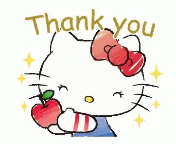 Hello Kitty Apple GIF - HelloKitty Apple Birthday - Discover & Share GIFs Tiny Chum Sanrio, Stickers Hello Kitty, Thanks Gif, Tiny Chum, Birthday Animated Gif, Animal Cartoons, Hello Gif, Thank You Images, Animated Emoticons