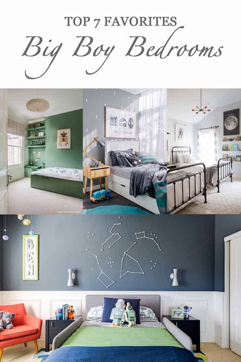 My Top 7 Favorite Big Boy Bedroom Inspirations Grey Toddler Room Boy, Young Boy Bedroom Ideas, Young Boy Bedroom Design, Young Boys Room Ideas, Young Boy Bedroom, Big Boy Rooms, Big Boys Bedroom Ideas, Toddler Boy Room Decor Ideas, Big Boy Bedrooms Toddler