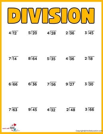 1st Grade Division Worksheets | FREE Download Grade 5 Division Worksheets, 4th Grade Division Worksheets, Division Worksheets 1st Grade, Division Worksheets 4th Grade, Homeschool Design, Division Worksheets Grade 4, Addition Practice, Turtle Coloring Pages, Division Worksheets