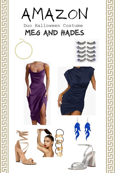 While Meg and Hercules make a great couple costume, I think Meg and Hades make a show stopping duo! #amazonfinds #commissionearned #inspo #halloween #costume #disney #couple #duo Meg And Hades, Meg And Hercules, Halloween Costume Disney, Disney Couple, Costume Disney, Duo Costumes, Couple Costume, Duo Halloween Costumes, Costume Inspo