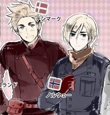 Hetalia - ❤DenNor❤ Dennor Hetalia, Hetalia Dennor, Lukas Bondevik, Aph Denmark, Hetalia Norway, Hetalia Denmark, Norway Hetalia, Fandom Jokes, Disney Princess Cartoons