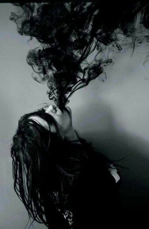 The Wind, A Woman, Black And White, Hair, White, Black