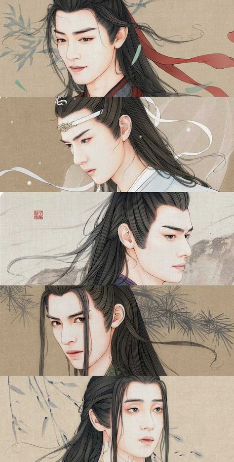 The Untamed Manga, Wen Ning X Jiang Cheng, Wei Wuxian X Lan Wangji Fanart, Cql Fanart, Wen Ning X Wei Wuxian, Wen Ning Fanart, Xue Yang Fanart, The Untamed Xue Yang, Wen Ning The Untamed