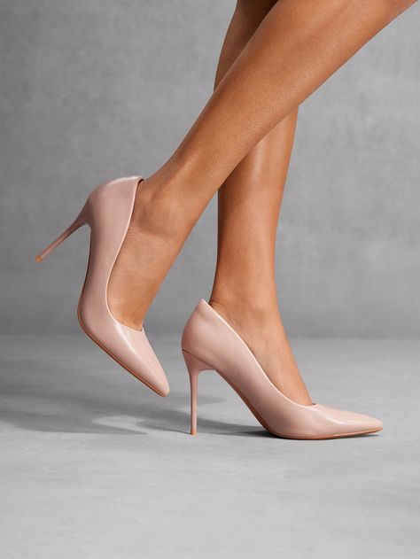 Classic Nude Color High Heel Pumps, Fashion Dress Shoes For Women, Work, Date, Party, Wedding, Vacation Christmas Apricot     Plain    Women Shoes, size features are:Bust: ,Length: ,Sleeve Length: Shoes For Women Work, Rachel Dawes, Dress Shoes For Women, Work Aesthetic, Beige High Heels, Party Pumps, Heels Classy, Nude Pumps, Classic Heels