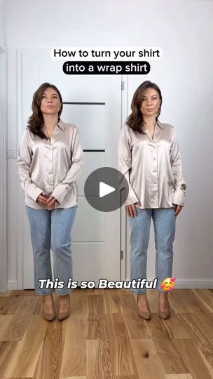 1K views · 10K reactions | How to turn Your Shirt into a Wrap Shirt Fashion Hack 😁  Hope you find this Helpful..  Like, Share, Comment & Save this .  #howtostylevideo #fashionhacksforgirls #fashionhackforwomen #explorereels #viralpost #fashionhack #fashionstyle #ootdfashion #reelsexplorepage #ʀᴇᴇʟsᴠɪᴅᴇᴏ #explore #shirthack #fashionista #fashionagencies #reelsinstagram😍 #womensfashionstyle #trendingnow #thefancyplace #exploreworldwide #exploreviralreels #styleguide #fashiongram #styleinspo #personalshopperinusa | PERSONAL SHOPPER IN USA/LAGOS🇺🇸🇳🇬(HIGHSTREET & LUXURY) | Tems · Turn Me Up Ladies Shirt Hacks, Polo Shirt Hacks Women, Tie Shirt Knot, How To Tie A Shirt Knot, How To Tie A Shirt, Tie A Shirt, Magic Shell, Shirt Knot, Fashion Tricks