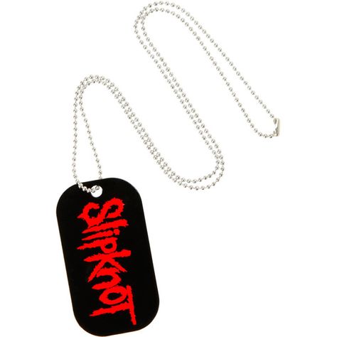 Slipknot Logo Dog Tag Necklace | Hot Topic (11 BRL) ❤ liked on Polyvore featuring jewelry, necklaces, bead jewellery, beading jewelry, dog tag necklace, beaded jewelry and logo jewelry Slipknot Logo, Logo Jewelry, Slipknot, Band Merch, Bead Jewellery, Hot Topic, Dog Tags, Dog Tag Necklace, Beaded Jewelry