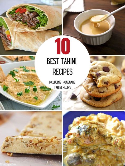 Tahini Paste Uses, What To Use Tahini For, Tahini Paste Recipe, Recipes Using Tahini Paste, How To Use Tahini, Recipes With Tahini Paste, What To Do With Tahini, Tahini Recipe Dinners, Recipes With Tahini Sauce