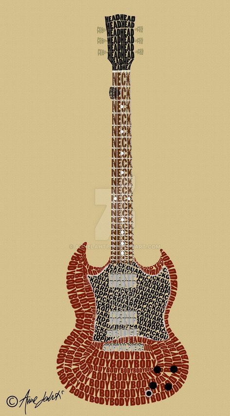 Strum the chords of creativity with our expert guide on guitar illustration! Unleash your artistic skills and tune into a world of musical artistry. Word Pictures Art, Guitar Anatomy, Guitar Illustration, Word Drawings, 7th Grade Art, Best Guitar, Music Illustration, Spider Art, Illustration Ideas