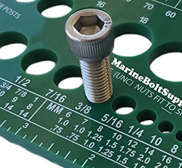 Marine Bolt Supply Nut, Bolt & Screw Gauge (Standard & Metric) (Coarse & Fine) Diameter, Length & Thread Pitch (Green): Amazon.com: Tools & Home Improvement Screw Gauge, Hobby Tools, Metal Fabrication Tools, Nut Bolt, Fabrication Tools, Engineering Tools, Electrical Projects, Screws And Bolts, Construction Tools