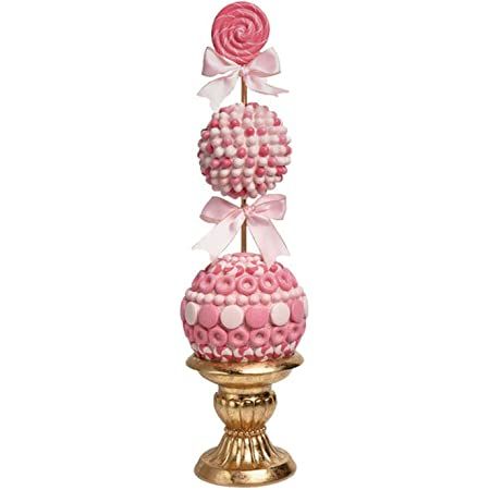 Candy Topiary, Candy Castle, Christmas Topiary, Candy Lollipops, Nutcracker Sweet, Sweet Magic, Gold Candy, Beautiful Christmas Decorations, Christmas Tabletop